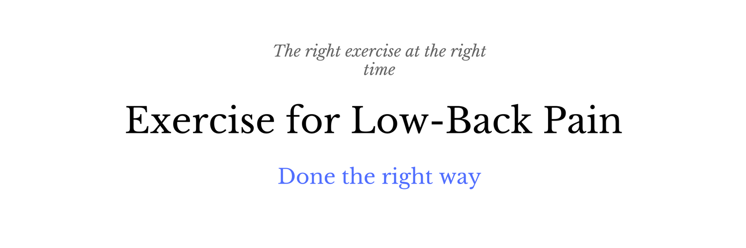 exercise for low back pain